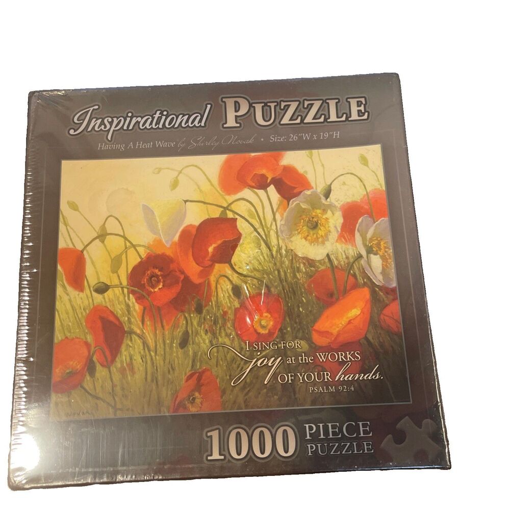 P Graham Dunn 1000 Piece Puzzle Having A Heat Wave Psalm 92:4 Sealed 26x19 New